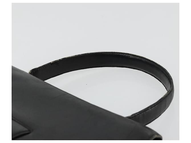 PRADA Borsa a mano in pelle nera e oro Auth bs34475 Nero D'oro - vista 14