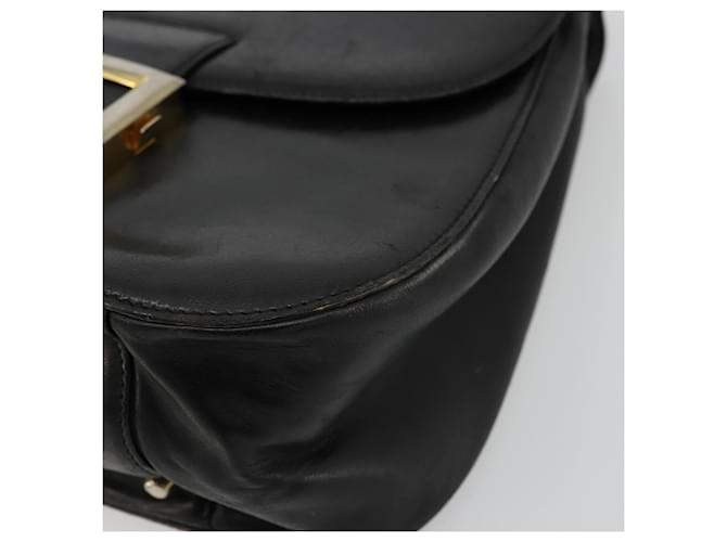 PRADA Borsa a mano in pelle nera e oro Auth bs34475 Nero D'oro - vista 15