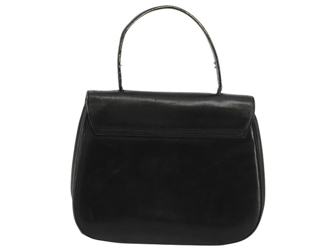 PRADA Borsa a mano in pelle nera e oro Auth bs34475 Nero D'oro - vista 2