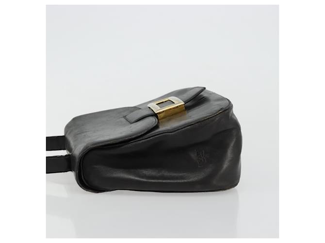 PRADA Borsa a mano in pelle nera e oro Auth bs34475 Nero D'oro - vista 4