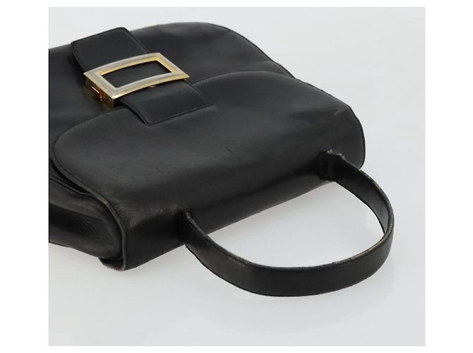 PRADA Borsa a mano in pelle nera e oro Auth bs34475 Nero D'oro - vista 6