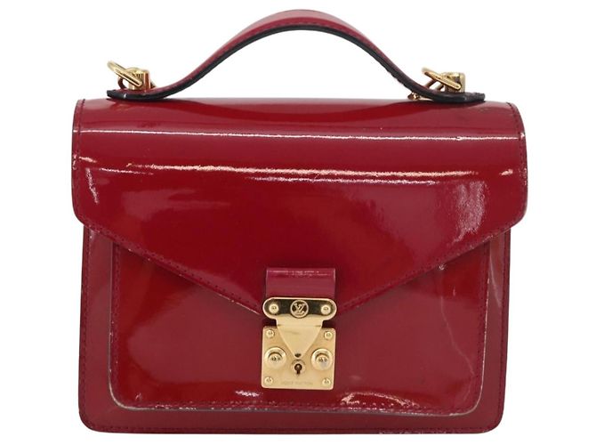 LOUIS VUITTON Borsa Vernis Monceau BB 2way Rosa Andian M91579 LV Auth ep14379A - vista 13