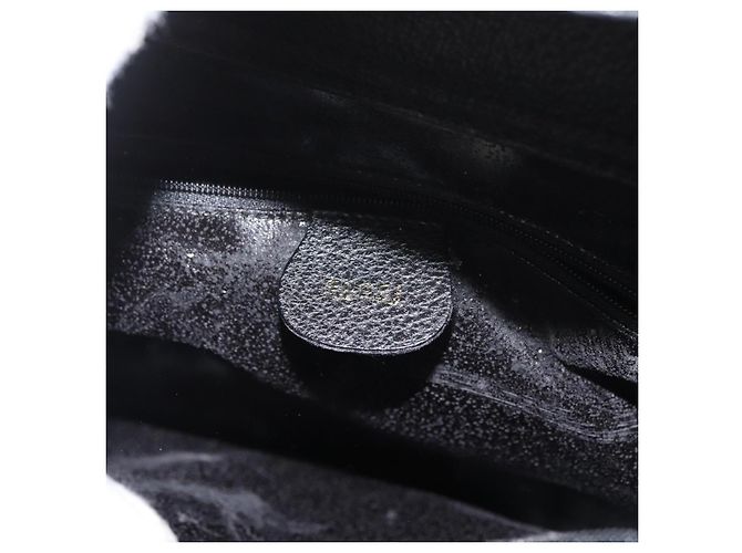 Borsa a Mano GUCCI Bamboo Camoscio Nero Oro 002 0260 Auth ep14225 D'oro - vista 14