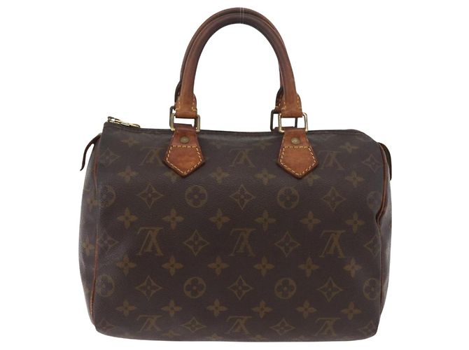 LOUIS VUITTON Borsa a Mano Monogram Speedy 25 M41528 Auth LV bs34665 Monogramma - vista 2