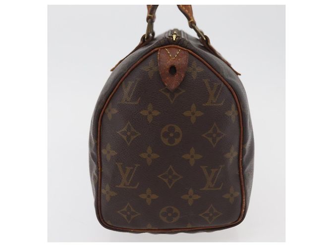 LOUIS VUITTON Borsa a Mano Monogram Speedy 25 M41528 Auth LV bs34665 Monogramma - vista 3