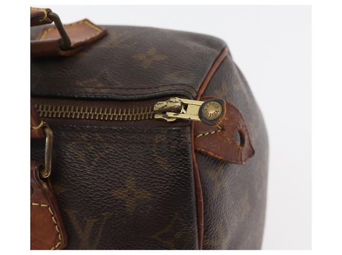 LOUIS VUITTON Borsa a Mano Monogram Speedy 25 M41528 Auth LV bs34665 Monogramma - vista 9