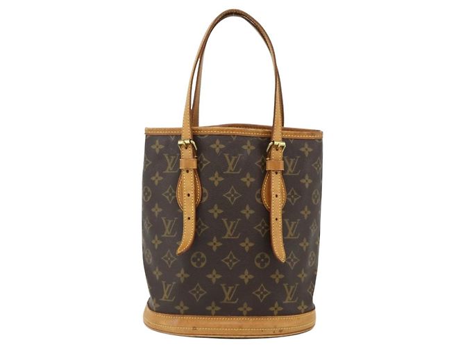 LOUIS VUITTON Borsa a Spalla Monogram Bucket PM M42238 LV Auth ep14017 Monogramma - vista 2