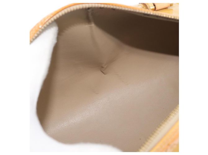 LOUIS VUITTON Borsa a Mano Monogram Vernis Bedford Beige M91006 LV Auth 176879 - vista 11
