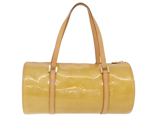 LOUIS VUITTON Borsa a Mano Monogram Vernis Bedford Beige M91006 LV Auth 176879 - vista 2