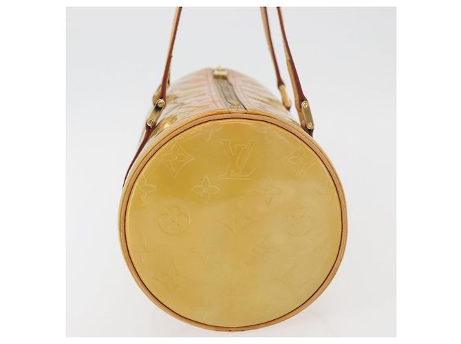 LOUIS VUITTON Borsa a Mano Monogram Vernis Bedford Beige M91006 LV Auth 176879 - vista 3