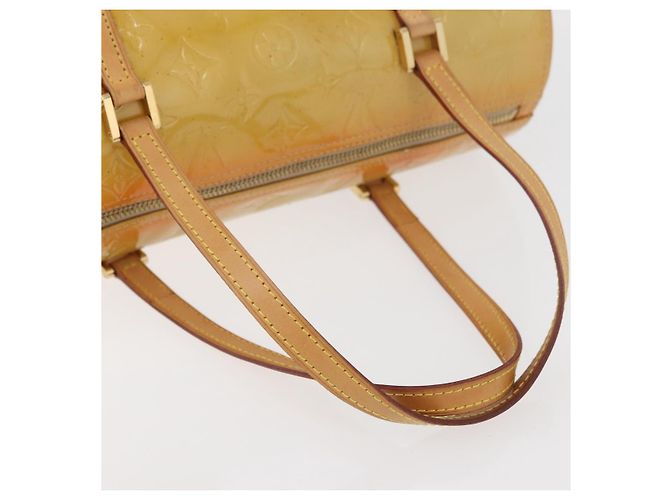 LOUIS VUITTON Borsa a Mano Monogram Vernis Bedford Beige M91006 LV Auth 176879 - vista 7