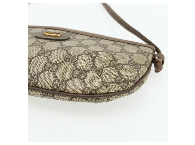 Gucci Borsa a Spalla GG Supreme PVC Beige Oro 904 02 020 Auth ep14105 D'oro - vista 10