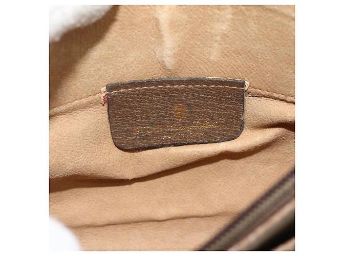 Gucci Borsa a Spalla GG Supreme PVC Beige Oro 904 02 020 Auth ep14105 D'oro - vista 15