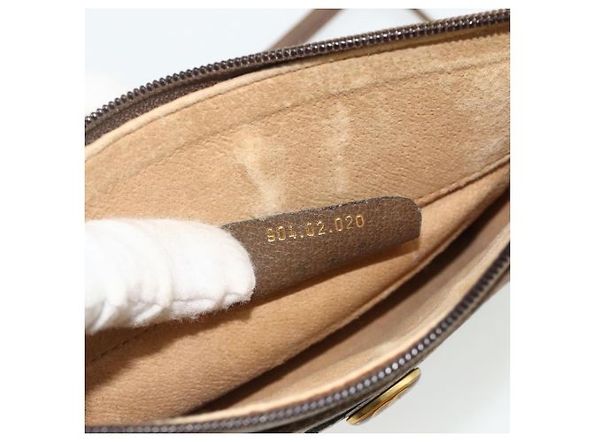 Gucci Borsa a Spalla GG Supreme PVC Beige Oro 904 02 020 Auth ep14105 D'oro - vista 20