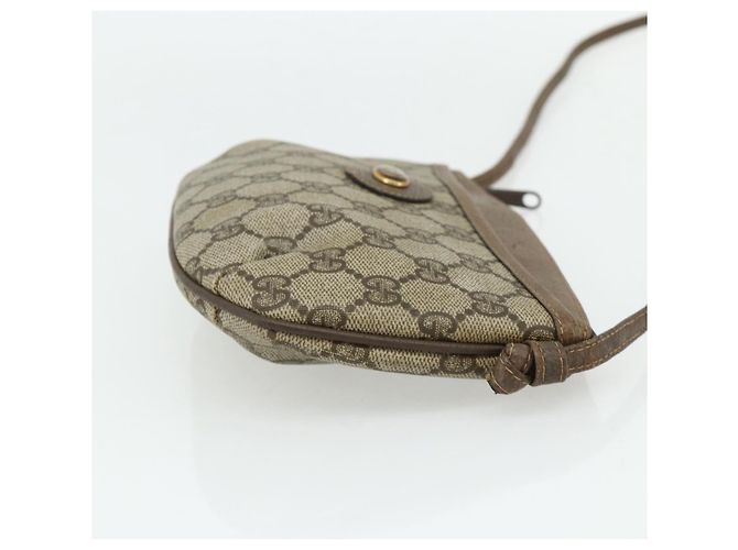 Gucci Borsa a Spalla GG Supreme PVC Beige Oro 904 02 020 Auth ep14105 D'oro - vista 5
