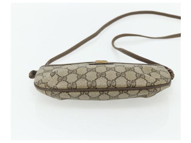 Gucci Borsa a Spalla GG Supreme PVC Beige Oro 904 02 020 Auth ep14105 D'oro - vista 9