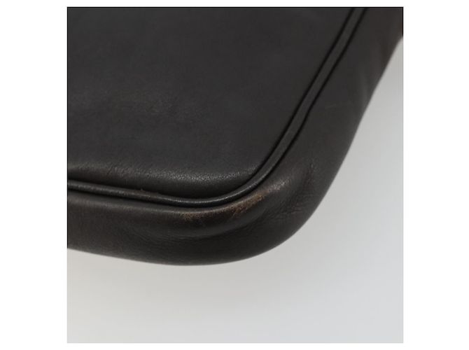 LOEWE Bolsa de Ombro Anagram Couro Marrom Dourado Auth bs34530 - vista 16