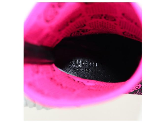 Botas GG Canvas GUCCI 34 Rosa Auth 176875M - vista 17