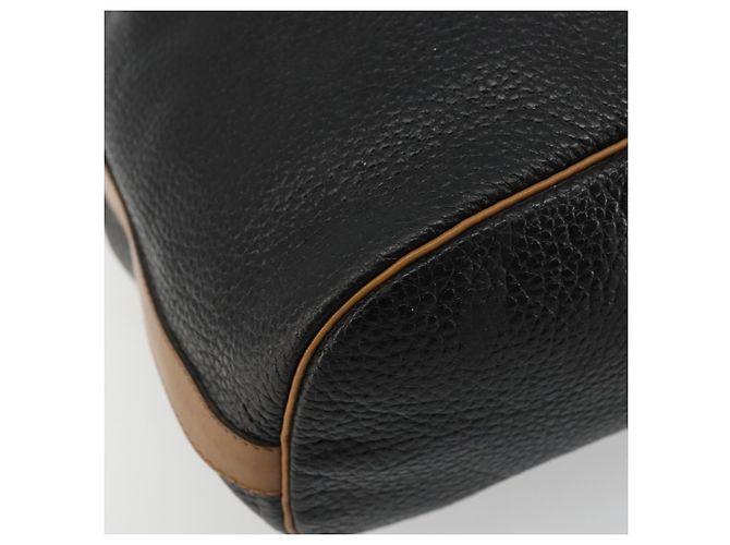 Borsa a Spalla Christian Dior in Pelle Nera Oro Auth bs34533 Nero D'oro - vista 11