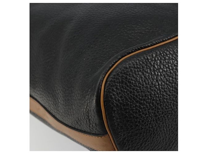 Borsa a Spalla Christian Dior in Pelle Nera Oro Auth bs34533 Nero D'oro - vista 13