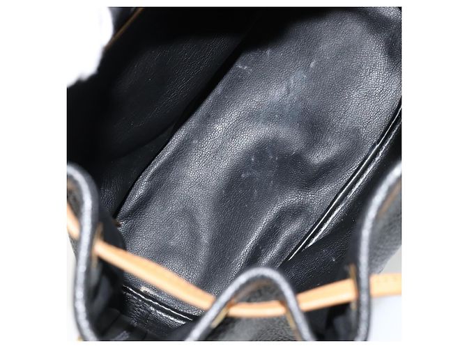 Borsa a Spalla Christian Dior in Pelle Nera Oro Auth bs34533 Nero D'oro - vista 17