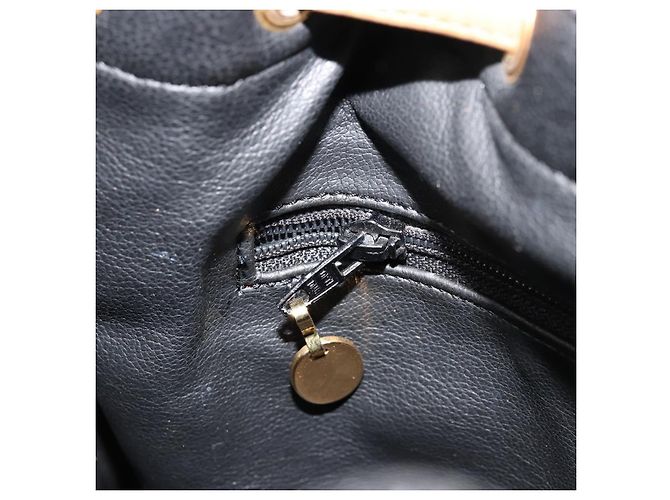 Borsa a Spalla Christian Dior in Pelle Nera Oro Auth bs34533 Nero D'oro - vista 20