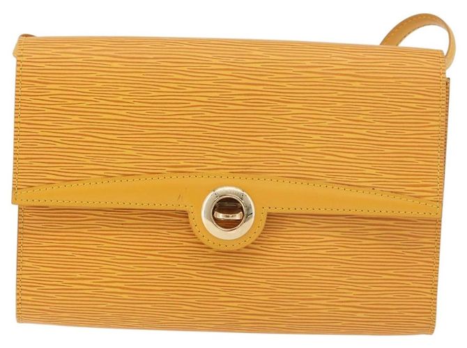 LOUIS VUITTON Borsa a Spalla Epi Arsch Gialla M52579 LV Auth ep14194A Giallo - vista 13