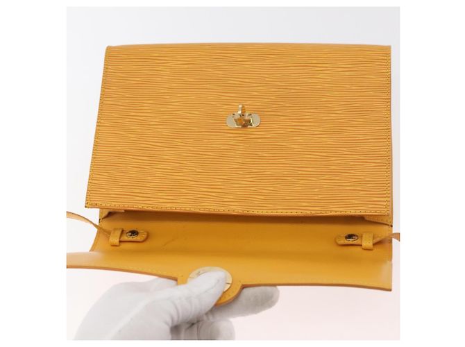 LOUIS VUITTON Borsa a Spalla Epi Arsch Gialla M52579 LV Auth ep14194A Giallo - vista 18