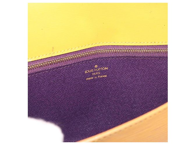 LOUIS VUITTON Borsa a Spalla Epi Arsch Gialla M52579 LV Auth ep14194A Giallo - vista 19