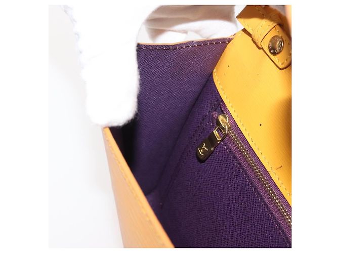 LOUIS VUITTON Borsa a Spalla Epi Arsch Gialla M52579 LV Auth ep14194A Giallo - vista 21
