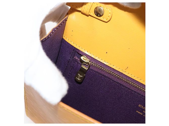 LOUIS VUITTON Borsa a Spalla Epi Arsch Gialla M52579 LV Auth ep14194A Giallo - vista 22