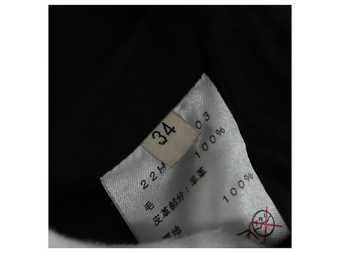Céline FALDA CELINE Lana Negra Auth 174923A Negro - vista 8