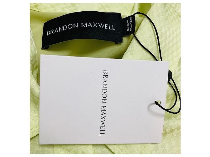 Autre Marque Brandon Maxwell Honeydew / Hellgrünes Vera Gürteldress Mini Kleid - Ansicht 4
