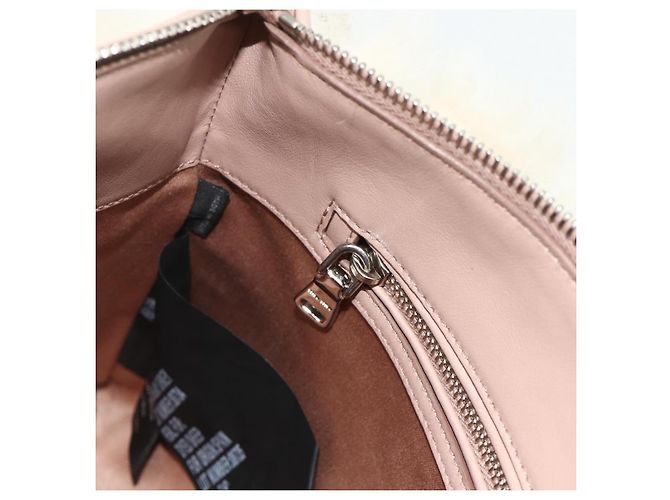 Borsa a Spalla Miu Miu con Catena in Pelliccia Rosa Bianco Verde Auth 168873A - vista 21