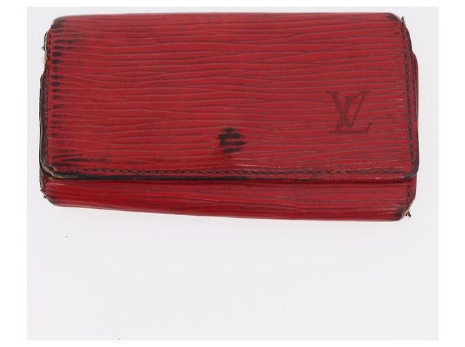 Portafoglio Monogram Epi Louis Vuitton 5 Set Rosso Damier Azur LV Auth ti3908 Monogramma - vista 16