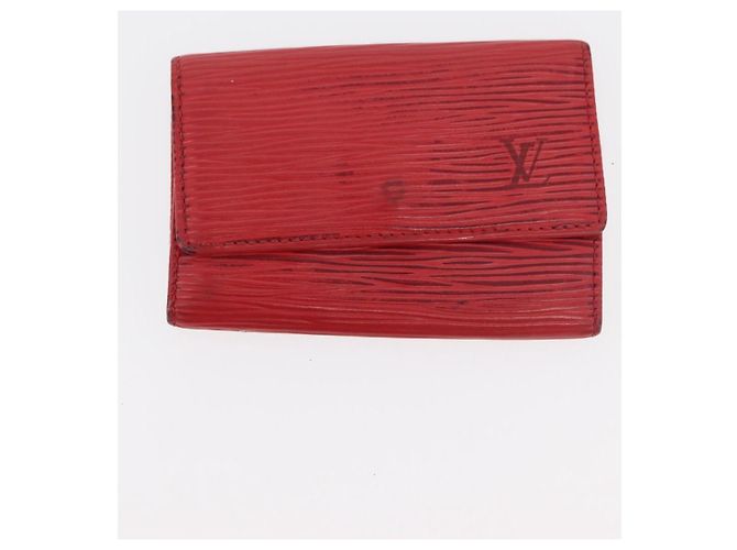Portafoglio Monogram Epi Louis Vuitton 5 Set Rosso Damier Azur LV Auth ti3908 Monogramma - vista 23
