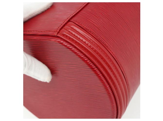 LOUIS VUITTON Borsa a Mano Epi Cannes Rossa M48037 LV Auth ep14383A Rosso - vista 17