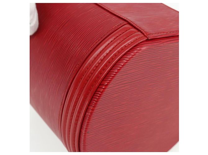 LOUIS VUITTON Borsa a Mano Epi Cannes Rossa M48037 LV Auth ep14383A Rosso - vista 18