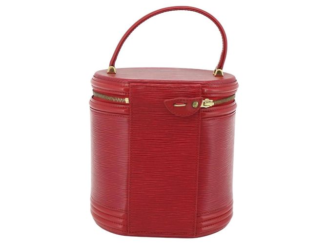 LOUIS VUITTON Borsa a Mano Epi Cannes Rossa M48037 LV Auth ep14383A Rosso - vista 2