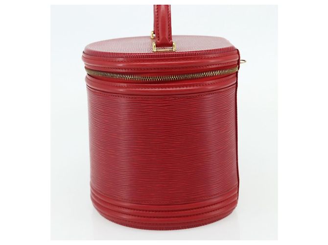 LOUIS VUITTON Borsa a Mano Epi Cannes Rossa M48037 LV Auth ep14383A Rosso - vista 4