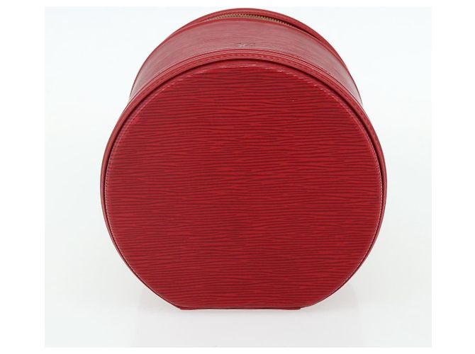 LOUIS VUITTON Borsa a Mano Epi Cannes Rossa M48037 LV Auth ep14383A Rosso - vista 5