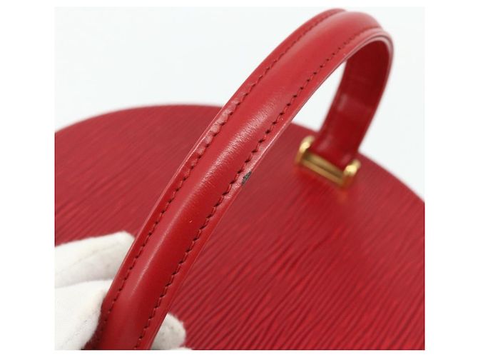 LOUIS VUITTON Borsa a Mano Epi Cannes Rossa M48037 LV Auth ep14383A Rosso - vista 7