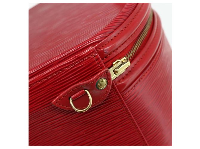 LOUIS VUITTON Borsa a Mano Epi Cannes Rossa M48037 LV Auth ep14383A Rosso - vista 8