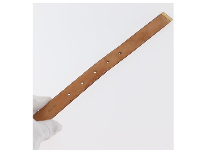 LOUIS VUITTON Multicolor Gürtel Weiß LV Auth 176955A - Ansicht 7
