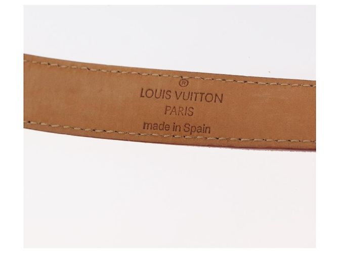 LOUIS VUITTON Multicolor Gürtel Weiß LV Auth 176955A - Ansicht 8