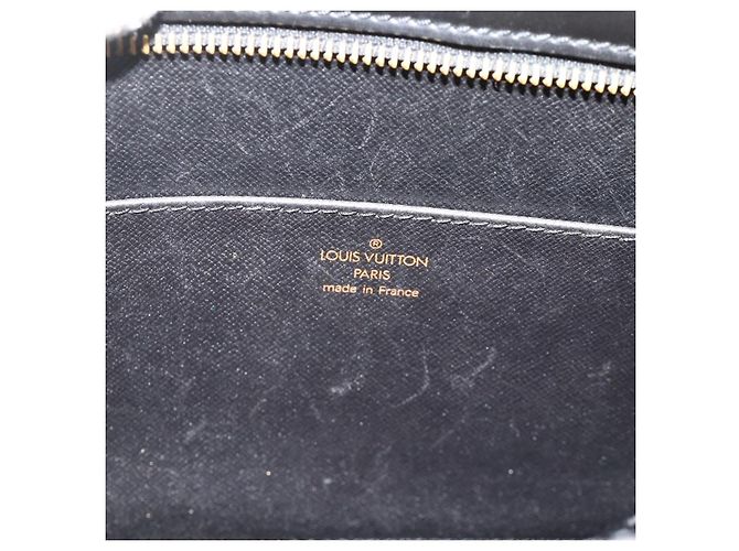 LOUIS VUITTON Pochette Uomo Epi Borsa Clutch Nera M52522 LV Auth ep14034 Nero - vista 17
