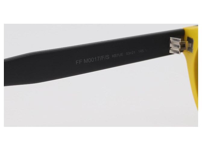 Gafas de sol FENDI de plástico gris Auth BA12341 Castaño - vista 11