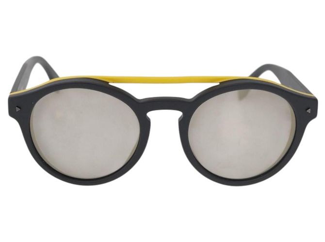 Gafas de sol FENDI de plástico gris Auth BA12341 Castaño - vista 2