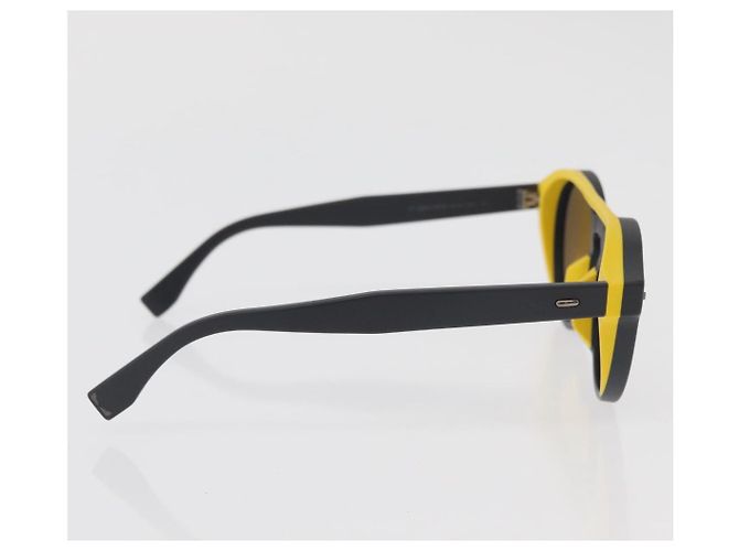 Gafas de sol FENDI de plástico gris Auth BA12341 Castaño - vista 6