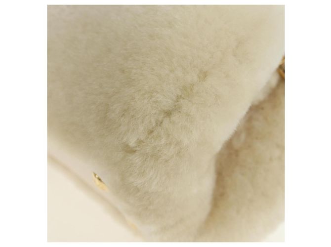 LOUIS VUITTON LV SKI Cozygram Capucines MINI Borsa in Lana Beige M26324 Auth LNZ969SM Monogramma - vista 17